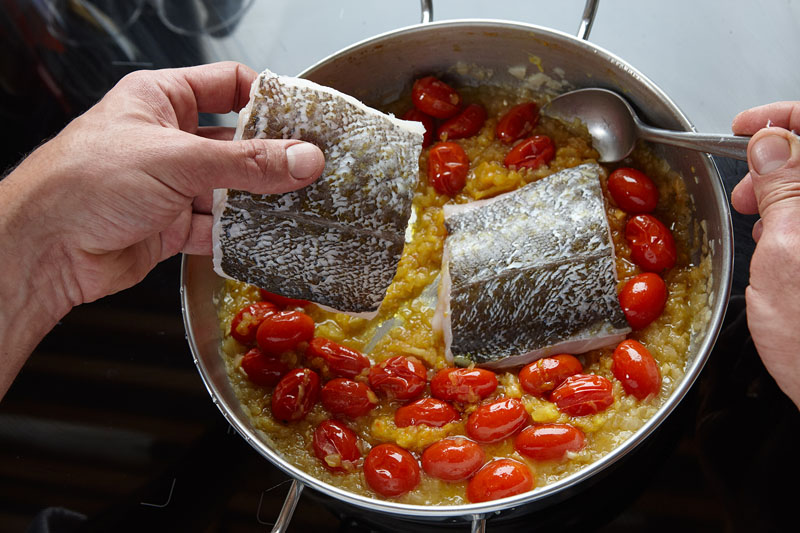 bacalao con sofrito, receta Martín Berasategui, xlsemanal